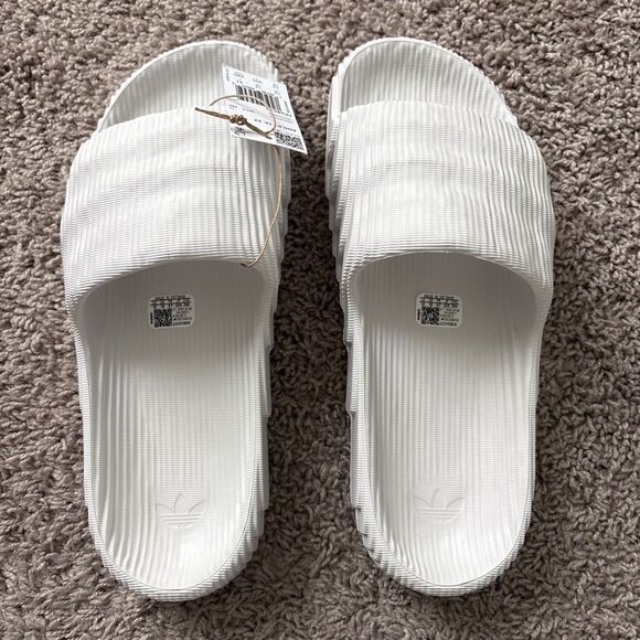adidas Originals Adilette 22 Slide Sandals HQ4672 Men\'s Size 12 Foam Comfy White main image 5